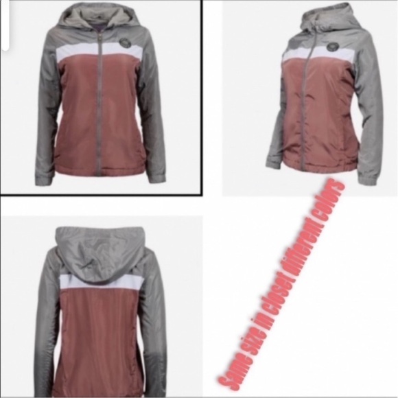 Women's Gray and Pink Hooded Jacket Steve Madden NWT - Picture 4 of 8